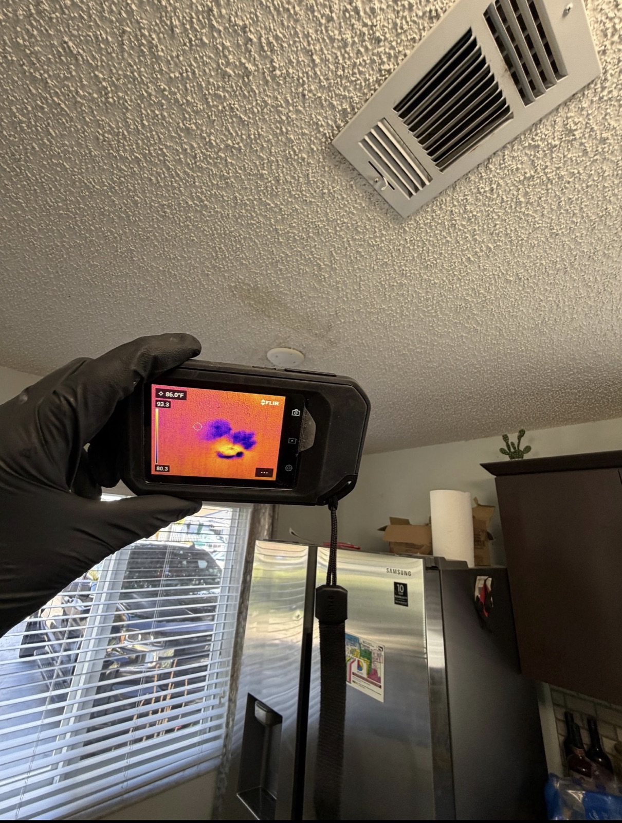 Inspección termográfica de techo